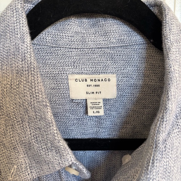 Club Monaco Slim Fit Button Down Men’s Shirt Size Large - Picture 3 of 7